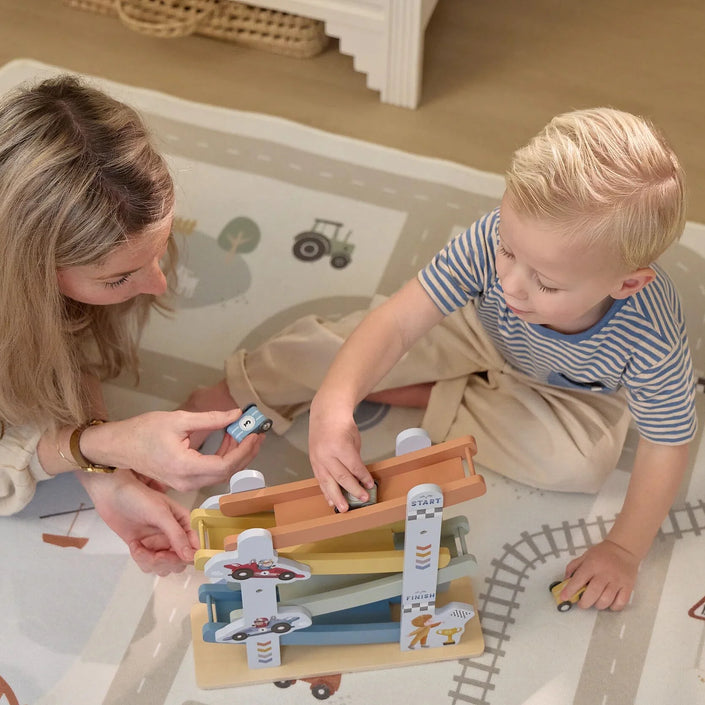 Little Dutch autobaan racecars 18 mnd+