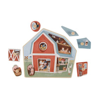 Little Dutch knoppuzzel Little Farm 1 jr+ / 6 stks