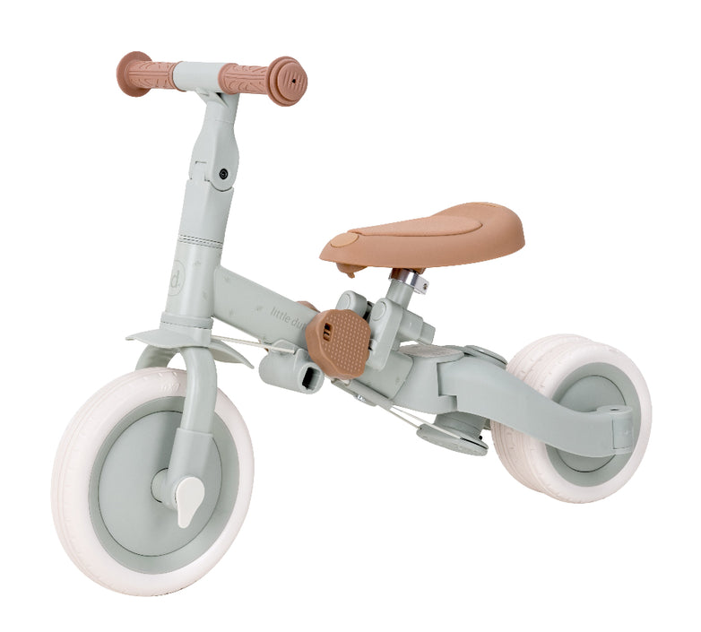 Little Dutch Driewieler 4 in 1 green 1 jr+3