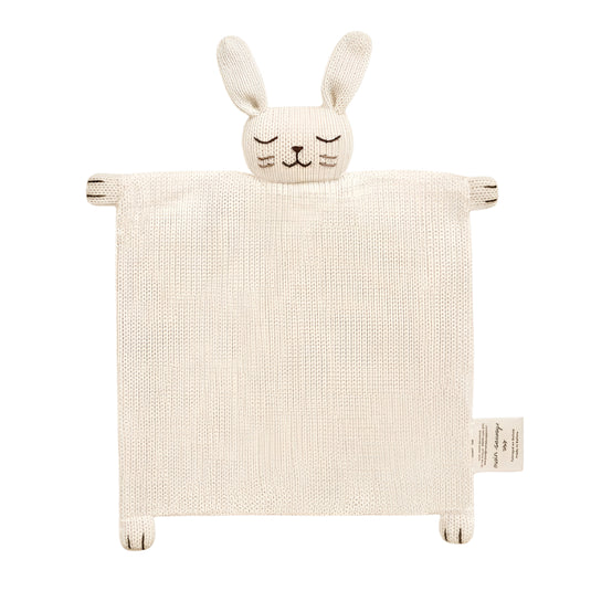 Main Sauvage knuffeldoekje bunny white knitMSA.KC.BUN.WHIT