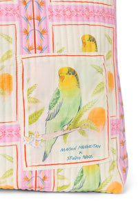 Maison Mangostan x Studio Noos beach bag Birds
