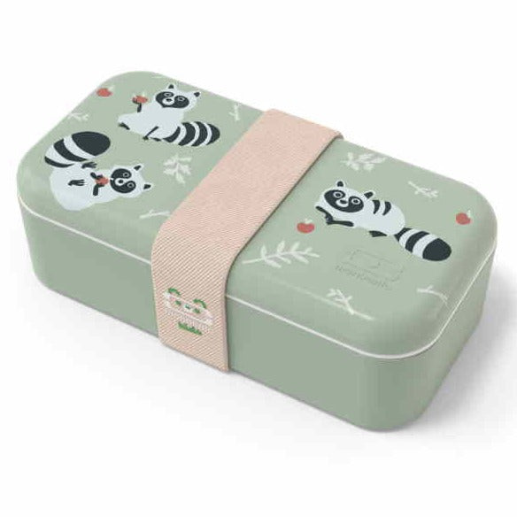 Monbento lunchbox foodie raccoon