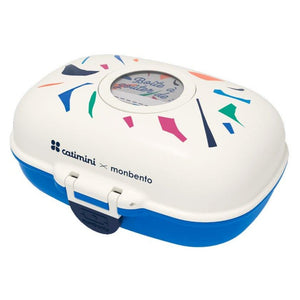 Monbento x Catimini lunchbox gram blue terrazzo