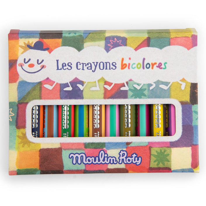 Moulin Roty 2 kleurige kleurpotloden 71441 B