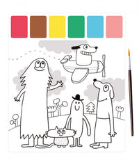 Moulin Roty magisch schilderen Les Schmouks 3 jr+