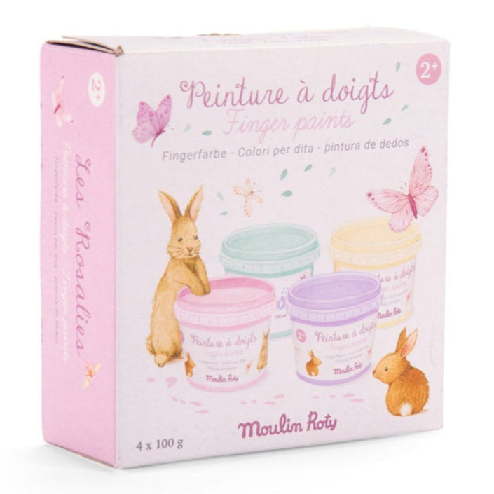 Moulin Roty vingerverf pastel Les Rosalies 2 jr+710609