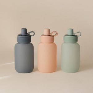 Mushie siliconen puree pouch blush 6 mnd+