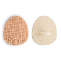 Mushie babyborstel set blush shifting sand 0 mnd+