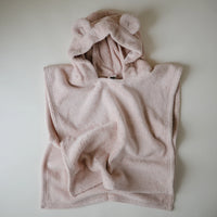 Mushie badponcho beer blush 1-3 jr
