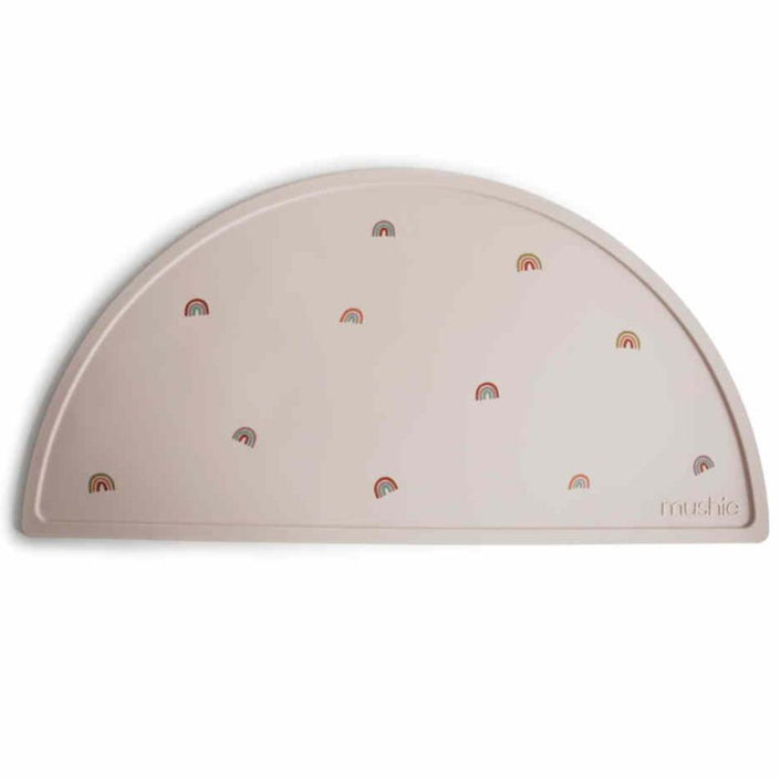 Mushie placemat rainbow