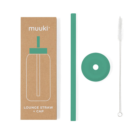 Muuki lounge straw + dop Frosted greenMUK21