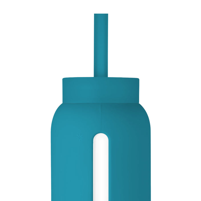 Muuki lounge straw + dop Tahiti BlueMUKSTRAW20b