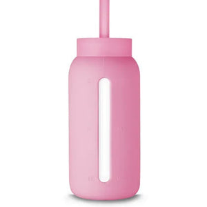 Muuki lounge straw + dop flamingo pinkMUKSTRAW14g