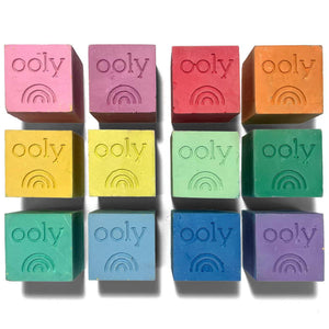 OOLY Chalk-O-Rama block sidewalk chalk 12 stks 3 jr+2