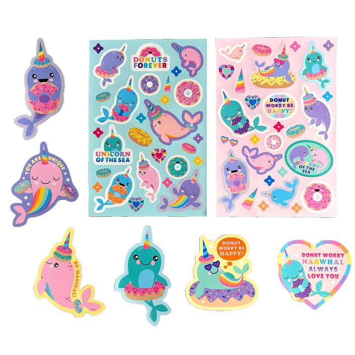 OOLY stickiville geurstickers Nom nom narwals