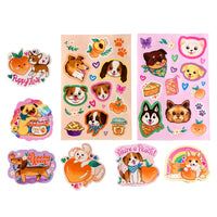 OOLY stickiville geurstickers Puppies & Peaches