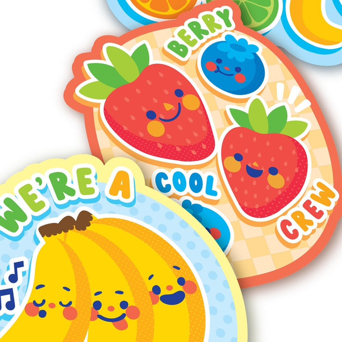 OOLY stickiville stickers Fruit friends vinyl 4 stks