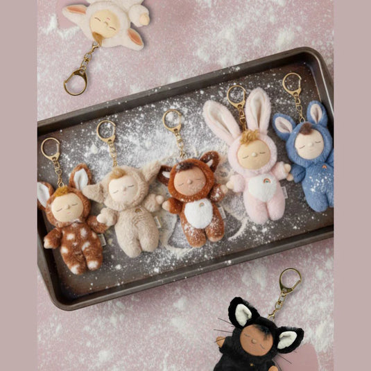 Olli Ella Cozy Bag Charm Cat Nox a