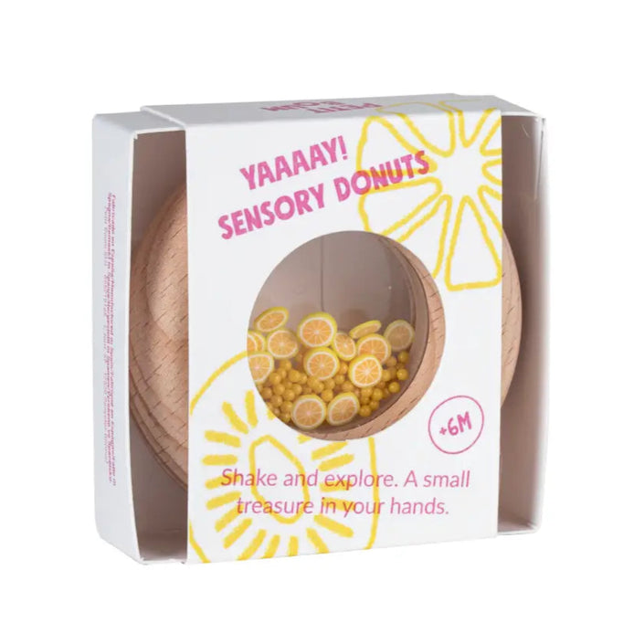 Petit Boum sensorische donut citroenen 6 mnd +