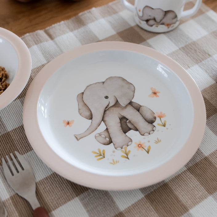 Petit Monkey melamine bord ElephantMPB40-Rc