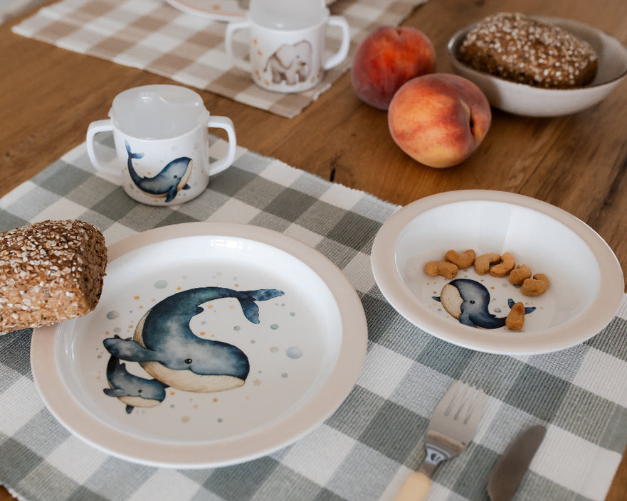 Petit Monkey melamine bord WhaleMPB39-Rf