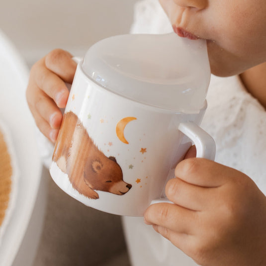 Petit Monkey melamine tuitbeker met oren Bear and StarsMCB24-R
