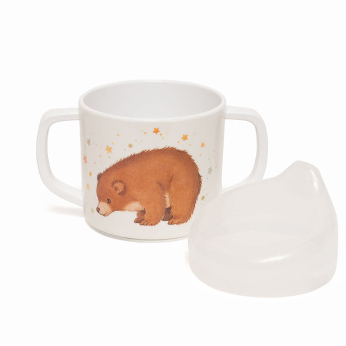Petit Monkey melamine tuitbeker met oren Bear and StarsMCB24-Rf