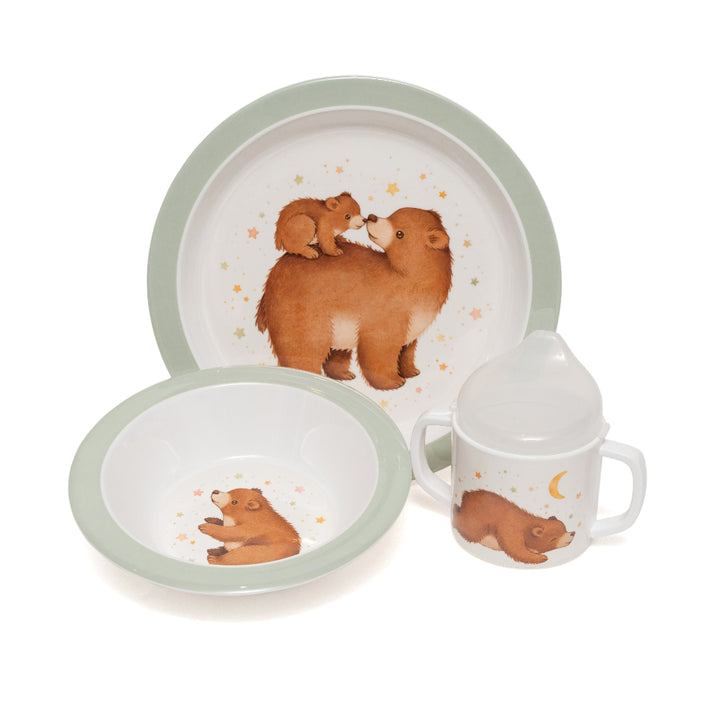 Petit Monkey melamine tuitbeker met oren Bear and StarsMCB24-Ri