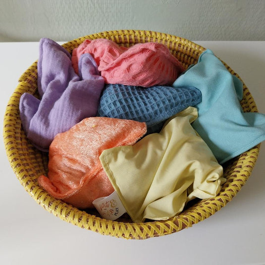 Pit and Play pittenzakjes Pastel set 6 stks 6 mnd+