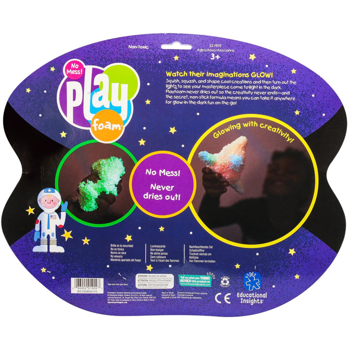 Playfoam foamclay glow in the dark 8 stks 3 jr+950EI1909f