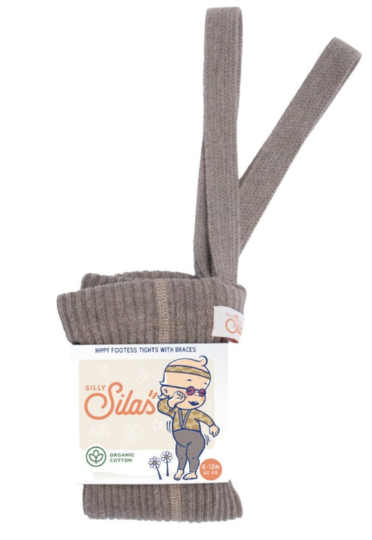 Silly Silas maillot hippy zonder voetjes katoen cocoa 2-3 jr