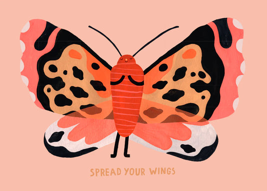 Petit Monkey ansichtkaart Spread your wings PC60-R