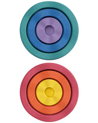 Stapelstein Inside regenboog classic 6 stks