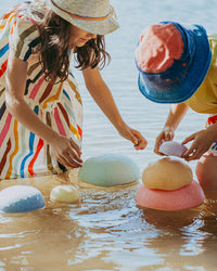 Stapelstein Summer regenboog set pastel 8 stks