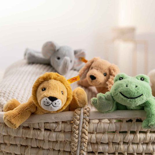 Steiff leeuwenknuffel Floppy Liam 20cm goudblond 4001505242205 a