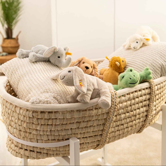 Steiff leeuwenknuffel Floppy Liam 20cm goudblond 4001505242205 c