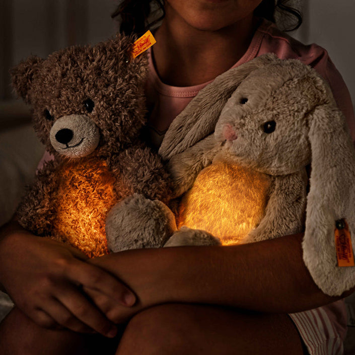 Steiff nachtlamp knuffel Caspar teddybeer 28 cm lichtbruin 4001505114076 e