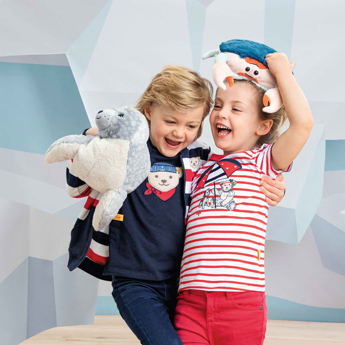 Steiff zeehond knuffel Aila 40 cm ijsblauw 4001505063916 b