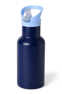 Studio Noos RVS drinkfles RVS 350 ml dark blue