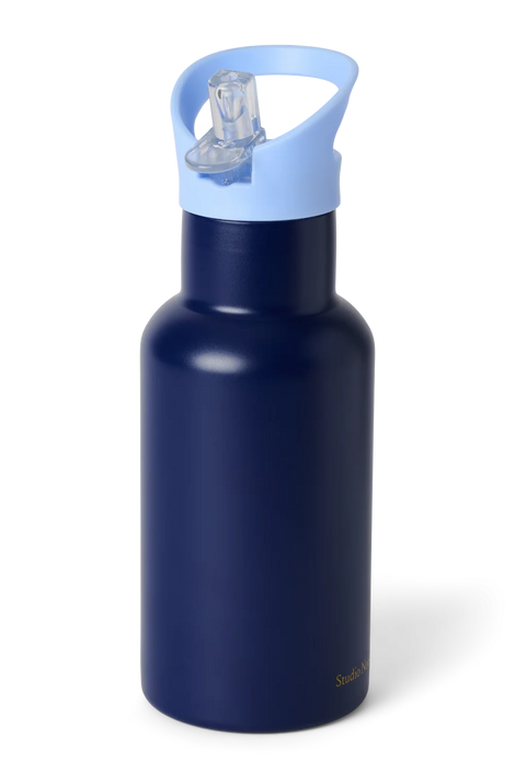 Studio Noos RVS drinkfles RVS 350 ml dark blue