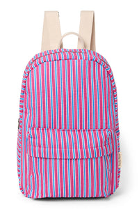 Studio Noos poplin rugzak midi raspberry striped 6151908221258 a