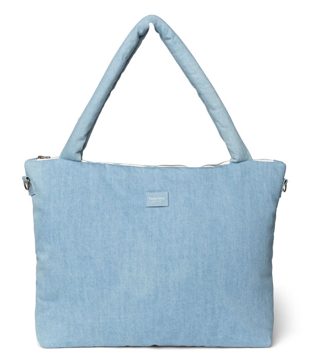 Studio Noos solid diaper bag denim