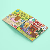 Sunny Vibes Cosy & Calm Cute & Bold Colouring Book b