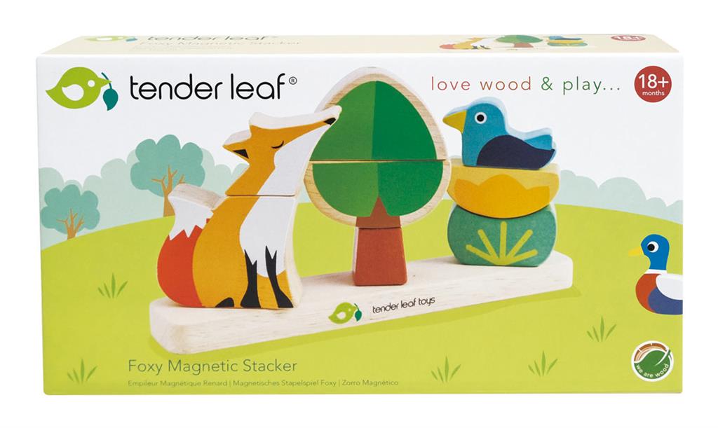 Tender Leaf Toys magneet stacker foxy 18 mnd+