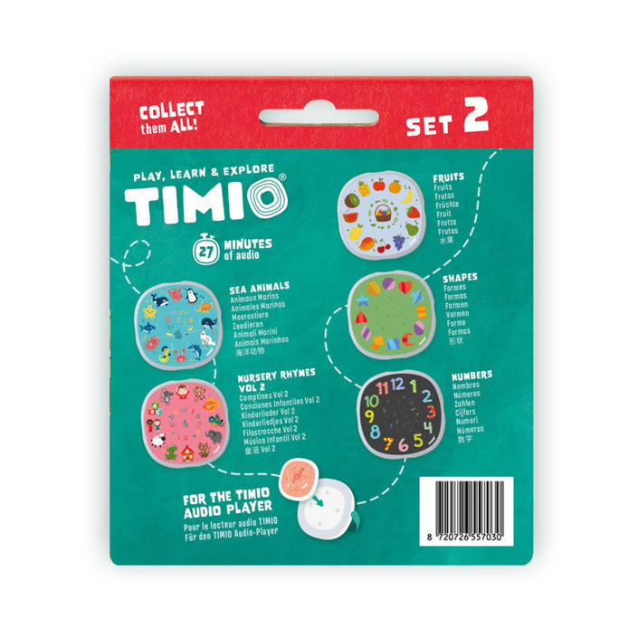 Timio audio-en muziekspeler disc pack set 2  2 jr+