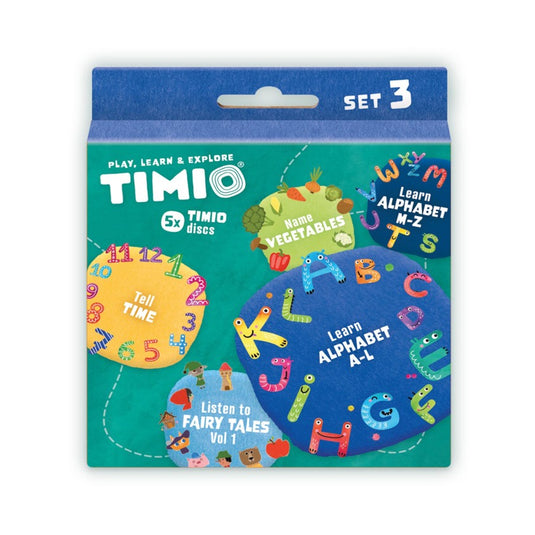 Timio audio-en muziekspeler disc pack set 3 2 jr+