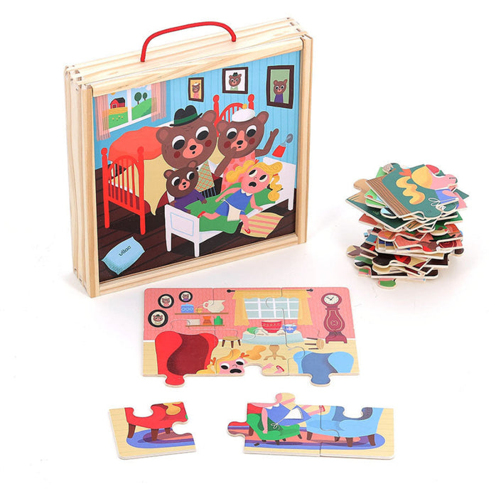 VILAC 4 puzzels Goudlokje 2 jr+