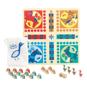 VILAC ganzenbord + ludo Ingela 2 jr+