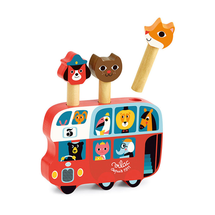 VILAC pop-up bus dieren 18 m+