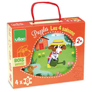 VILAC puzzel 4 seizoenen 2jr+ / 4 x 6 stks